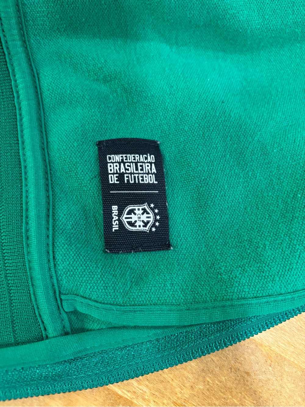 Nike Brazil CBF Soccer Full Zip Track Jacket Green Yellow Small - Picture 13 of 13